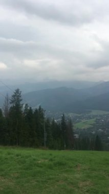 Zakopane, Polonya 'daki Gubalowka dağından manzara