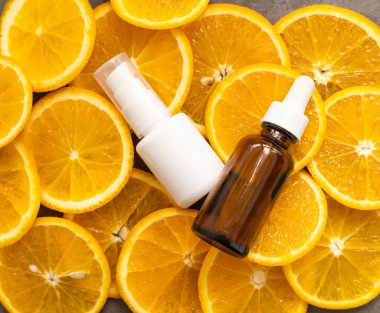 facial serum, facial cleanser with vitamin C, package