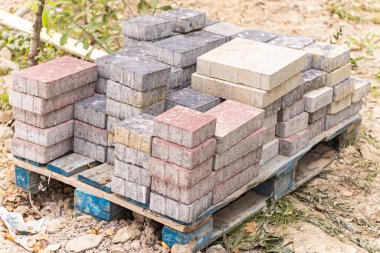 Yol yüzeyi, kaldırım blokları, kaldırım taşları