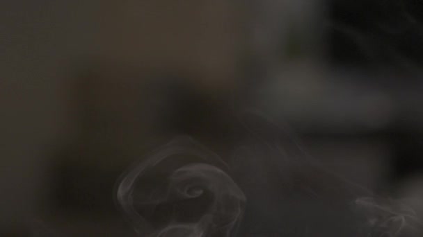 Füst Levegőben Lassított Felvételen — Stock videók