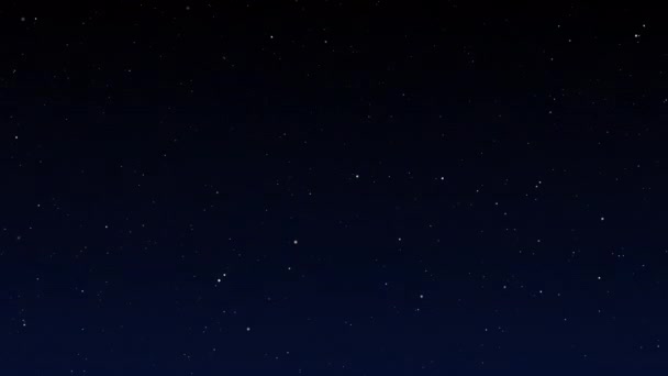 2023 Gelukkig Nieuwjaar Vuurwerk Donker Nacht Blauwe Lucht Achtergrond Met — Stockvideo
