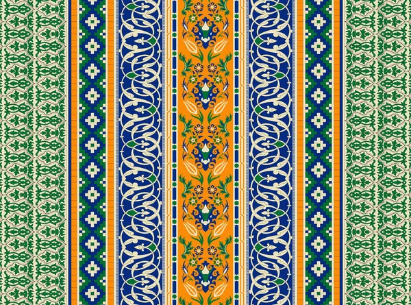 Traditional Turkish Ornament Seamless Your Design Floral Ornamental Pattern Iznik — Stock Photo, Image