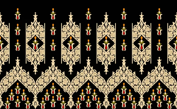Nahtloses Muster Ethnischen Stil Trendige Handgezeichnete Boho Fliese Kreative Endlose — Stockfoto