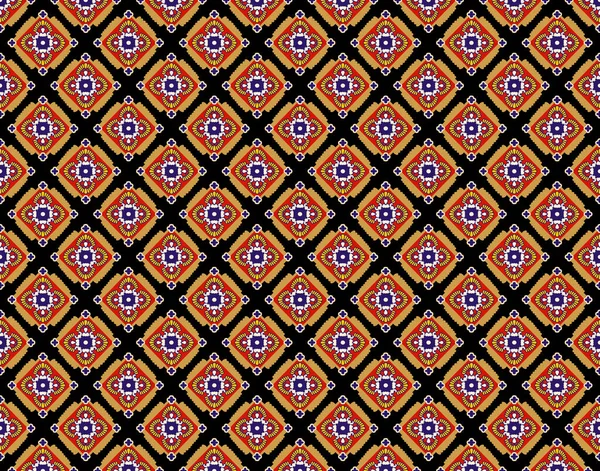 Tribal Naadloze Kleurrijke Geometrische Patroon Etnische Vectorstructuur Traditioneel Ornament Traditioneel — Stockvector