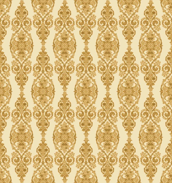シームレスダマスク壁紙 パキスタンの伝統的なパターン カラフルな背景 黄金のヴィンテージパターン オーナメント ペイズリーの要素 ロイヤルデザイン — ストックベクタ