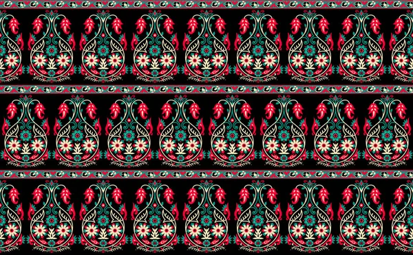 Абстрактний Безшовний Орнамент Квіткового Букету Візерунка Фонового Дизайну Декоративні Безшовні — стоковий вектор