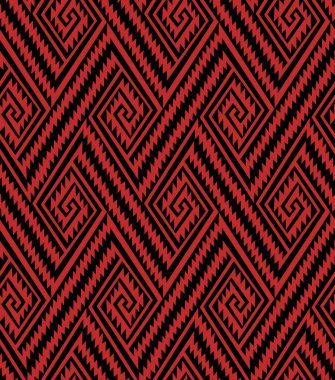 Etnik Kabile Argyle Kusursuz Düzen. Geleneksel Boho Ikat Şatosu Doodle Rhombuses. Vektör Soyut Mozaik Elmas Şekilleri Vektör Renkli Arkaplan