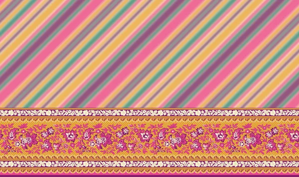 Ethnic Morocco Vivid Mosaic Multicolor Ethnic Aztec Vivid Geometric Pattern —  Fotos de Stock