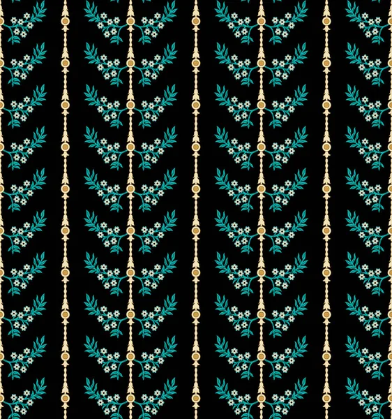 Bezešvé Svislé Vzory Fialovou Vistárií Zelenými Listy Tapety Tkaniny Balicí — Stock fotografie