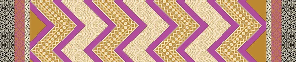 Cross Stitch Geometric Ethnic Patterns Design Saree Patola Sari Dupatta — Stock fotografie