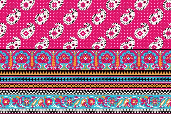 Gräns Konst Arbete Textil Gräns Design Traditionell Gräns Design Prydnadsföremål — Stockfoto