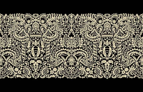 Digital Textile Motif Traditional Design Pattern Traditional Geometric Ethnic Style — Stockfoto