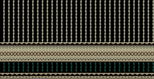 Цифровой Дизайн Текстиля Назад Dupata Печати — стоковое фото