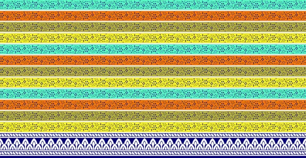 Текстильные Chunri Границы Нескольких Цветов Абстрактный Многоцветный Цветочный Дизайн Рамки — стоковое фото