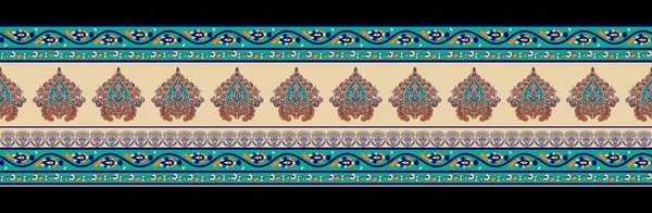 Ikat几何民俗装饰钻石 部落的种族结构 无缝带图案为阿兹特克风格 民间刺绣 印第安人 斯堪的纳维亚人 吉普赛人 墨西哥人 非洲人 — 图库照片