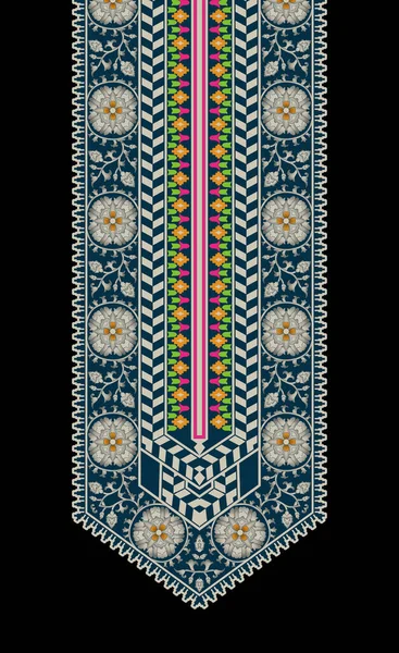 タトレエスの装飾 伝統的なパレスチナ刺繍パターン — ストック写真