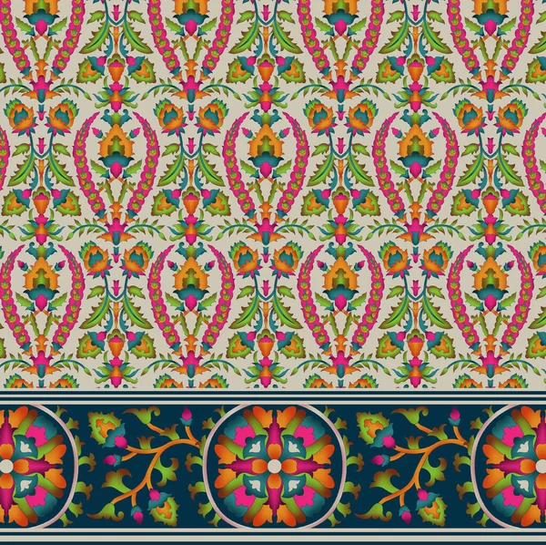 Ikat Geometric Folklore Ornament Tribal Ethnic Texture Seamless Striped Pattern — Stock Photo, Image
