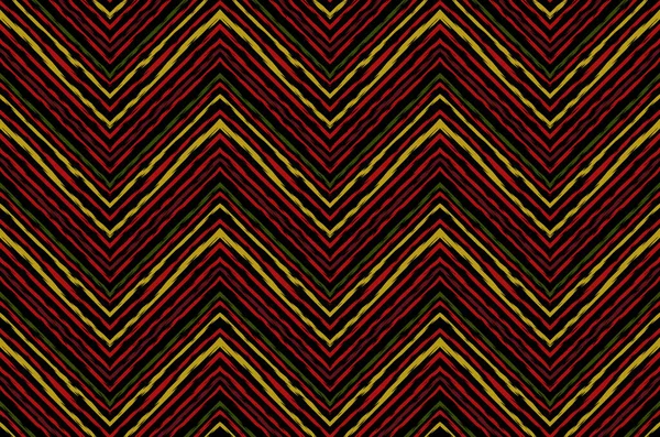 stock image Ethnic seamless pattern. Freehand zigzag stripes print. Boho chic design background. Tribal style wallpaper. Brush wavy lines. Handdrawn geometric ornament. Chevron backdrop. Indigenous imag