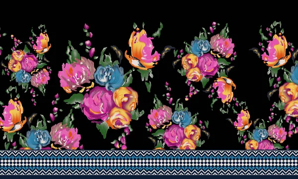 Digital Motif for shirt and toruser printing. Romanian folk seamless pattern ornaments. Romanian traditional embroidery. Ethnic texture design. Traditional carpet design. Carpet ornaments. Rustic carpet design.