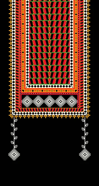 Ornamento Tatreez Padrão Tradicional Bordados Palestinos — Fotografia de Stock