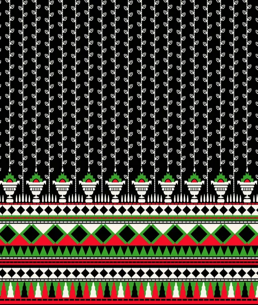 Motivo Têxtil Digital Para Padrão Design Tradicional — Fotografia de Stock