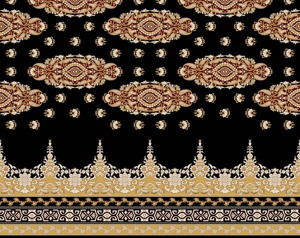 Textil Diseño Digital Motivo Patrón Decoración Hecho Mano Obras Arte — Foto de Stock