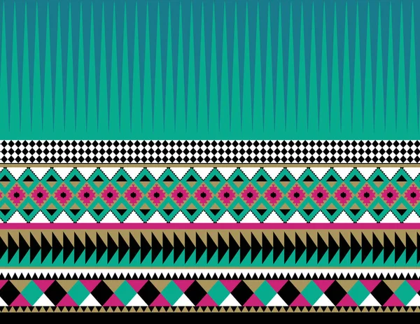 Mooie Halslijn Bloemenborduurwerk Geometrische Etnische Patroon Traditioneel Zwarte Achtergrond Azteekse — Stockfoto