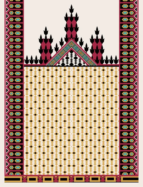 Tekstil Desain Digital Set Damask Mughal Paisley Abstrak Vintage India — Stok Foto