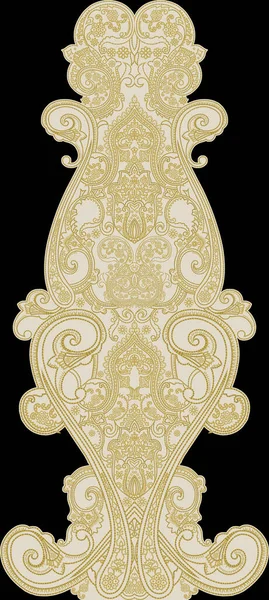 Digital Textile Motif Traditional Design Pattern — Stock Photo, Image