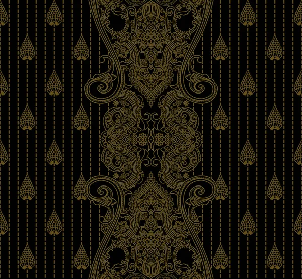 Textile Digital Design Motif Pattern Hand Made Artwork Abstract Shape — Stock Photo, Image