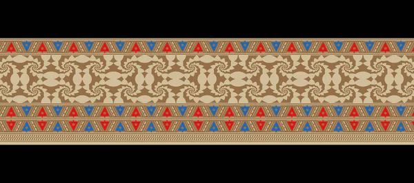 Kolorowe Dzianiny Haftowane Geometryczny Etniczny Orientalny Wzór Tradycyjnego Tła Aztec — Zdjęcie stockowe