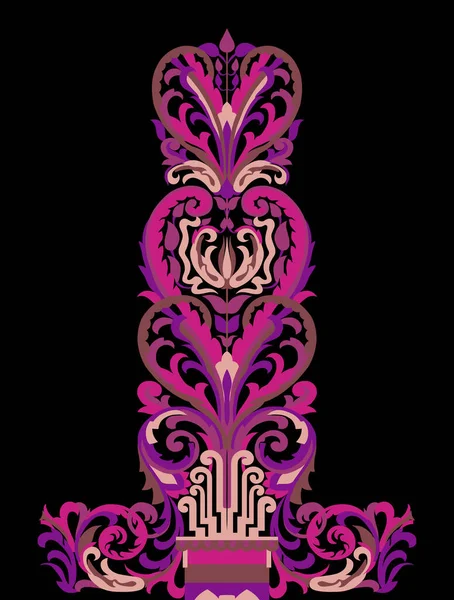 Luksusowych Old Fashioned Adamaszek Ornament Royal Classic Tekstura Tapet Tekstylna — Zdjęcie stockowe