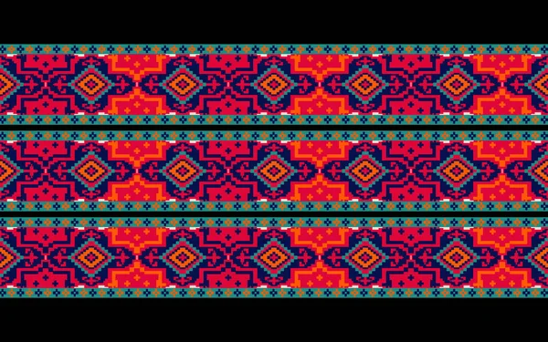 Wzór Druku Blokowego Wzór Druku Batikowego Motyw Geometryczny Teksturowanego Tła — Zdjęcie stockowe