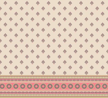 Traditional Geometric Ethnic style design Motif handmade artwork Illustration