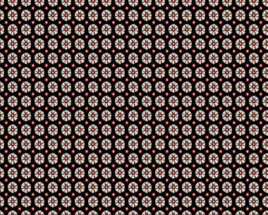 Etnik stil çiçekli, dikişsiz desen. Yazdırılabilir ve ambalaj kağıdı, duvar kağıdı, tekstil, kumaş olarak kullanılabilir. Etnik nakış işi. Hintli, İskandinav, Çingene, Meksikalı, Ukraynalı.