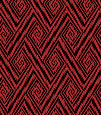 Etnik Kabile Argyle Kusursuz Düzen. Geleneksel Boho Ikat Şatosu Doodle Rhombuses. Soyut Mozaik Geometrik Elmas Şekilleri Vektör Renkli Arkaplan