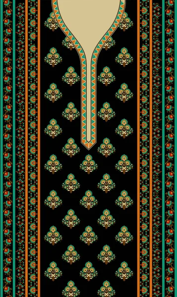 Beautiful Geometric Ornament Ethnic Style Border Design Handmade Artwork Pattern — Stock Photo, Image