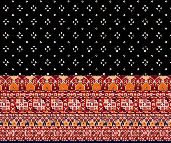 Ornamental Chunri Tile Tessals Borders Hand Made Etc Abstract Geometric — Stock Fotó