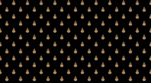 추상적 기하학적 모티프 패턴의 연속적 배경을 스타일의 다마스크 디자인 Swatch — 스톡 사진