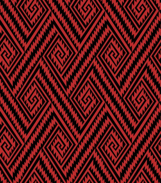 Ethnic Tribal Argyle Seamless Pattern Traditional Boho Ikat Ornament Doodle — Stock Photo, Image