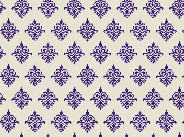 蓝白相间的花缎无缝图案 派斯利元素 传统的土耳其主题 适用于面料 纺织品 包装或任何理想的想法 — 图库照片