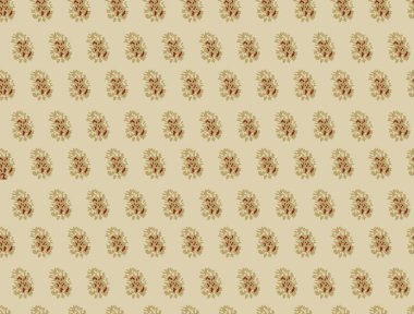 Çiçekli ve klasik goblen motifli Damask deseni. Tekstil ve dekorasyon için mükemmel arkaplan