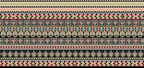 Geometric Seamless Ornament Ceramics Wallpaper Textile Web Cards Ethnic Pattern — Stock fotografie