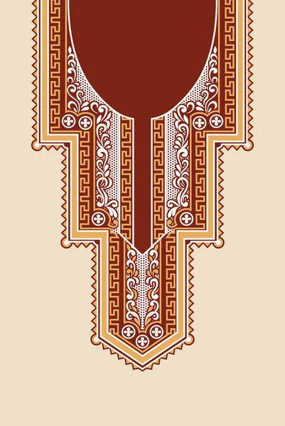 Textile Digital Design Motif Pattern Decor Border Mughal Paisley Abstract — Foto Stock