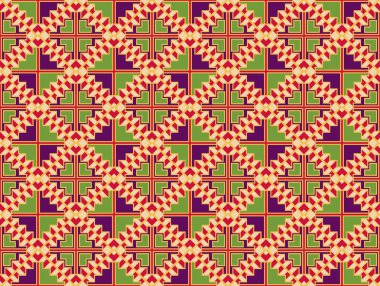 Seamless pattern design with traditional Palestinian embroidery motif. Beautiful Persian knitted embroidery.geometric ethnic oriental seamless pattern traditional on cream background.Aztec style,abstrac