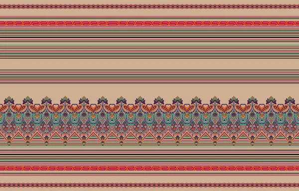 Повторите Всей Цветовой Текстуре Разноцветный Креативный Дизайн Этнического Текстиля — стоковое фото