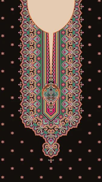 Textile Digital Design Carpet Motif Luxury Pattern Decor Border Ikat —  Fotos de Stock