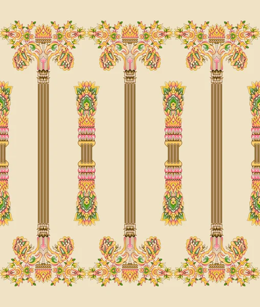 Košile Design Paisley Ornament Motiv Barevně Krásné Elegantní Barokní Design — Stock fotografie