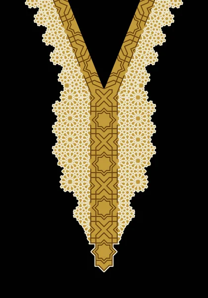 Arabische Bloemloze Naadloze Grens Traditioneel Islamitisch Ontwerp Moskee Decoratie Element — Stockfoto