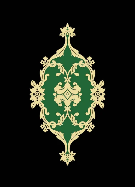 Patchwork Floral Pattern Paisley Indian Flower Motifs Damask Style Pattern — Stock Photo, Image